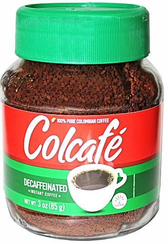 Colcafe  Decaffeinated Instant Coffee 3 oz